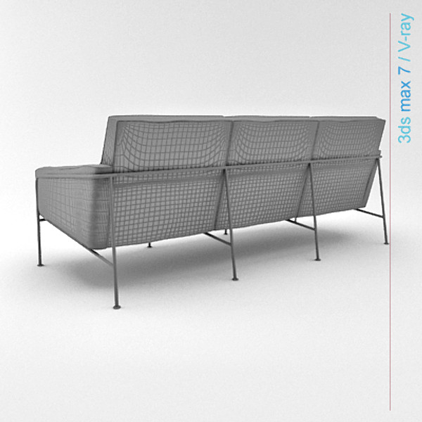 3ds max design series - series 3300 three seater sofa by lajhar